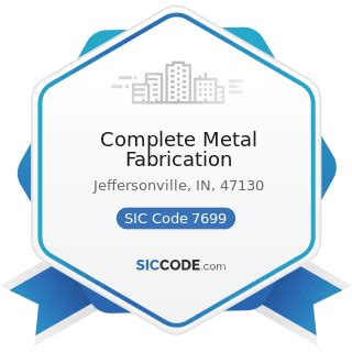 sic code for sheet metal fabrication|naics code for metal fabrication.